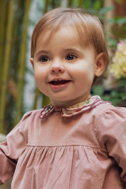 Manon velvet baby dress