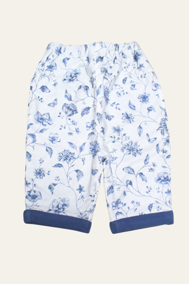 Pantalon bébé Tom Toile de Jouy