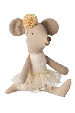 Little sister ballerina mouse by Maileg