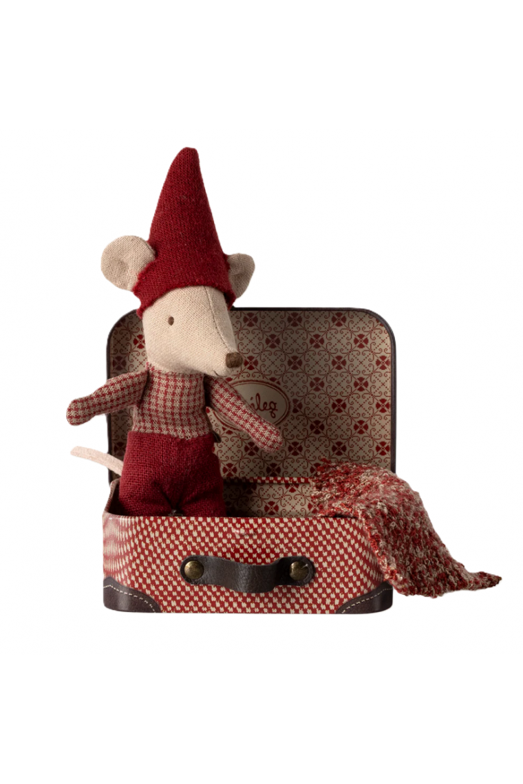 Christmas mouse in suitcase de Maileg