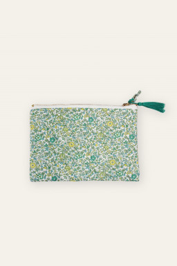 Pochette matelassée en Liberty