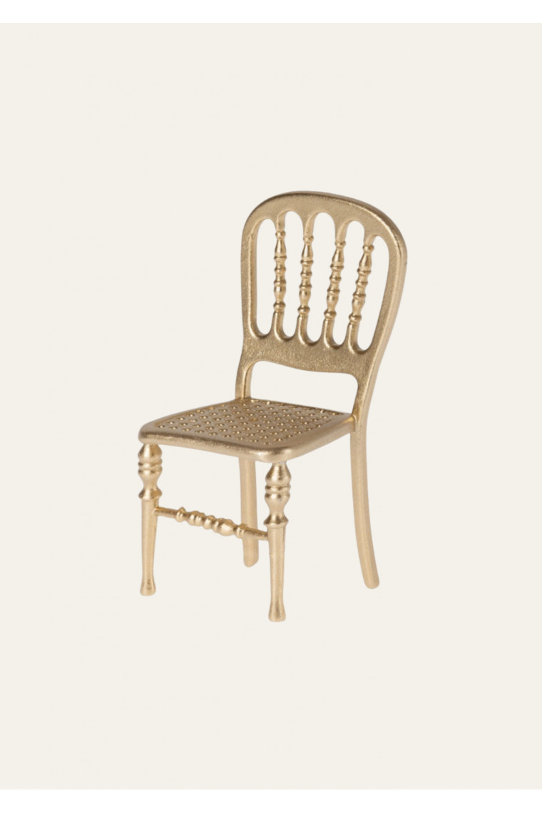 Chair mouse gold Maileg