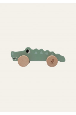 Crocodile en bois à roulettes Jollein