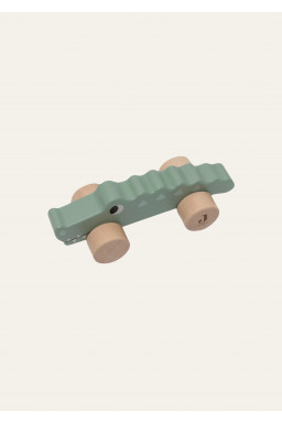 Jollein wooden crocodile on wheels