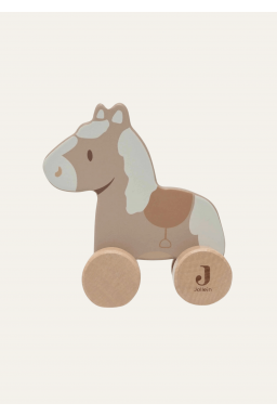 Wooden Horse on Wheels