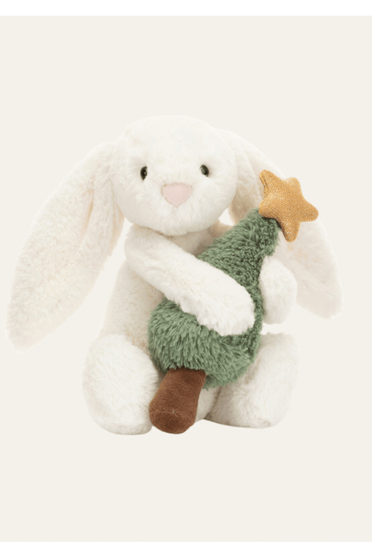 Bashful Bunny & Christmas tree plush