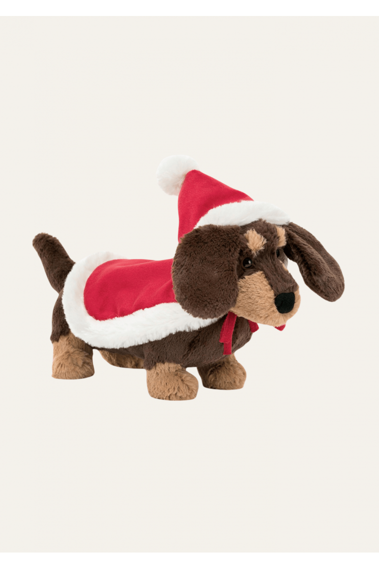 Peluche Otto Sausage Dog Winter