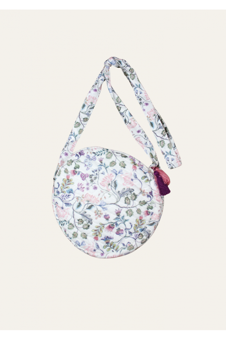 Round bag in Liberty