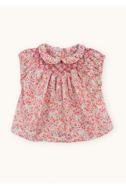 Blouse bebe en Liberty PIROUETTE