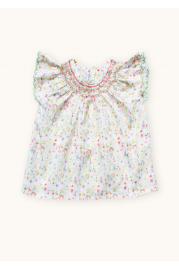 Hand-smocked blouse Paloma