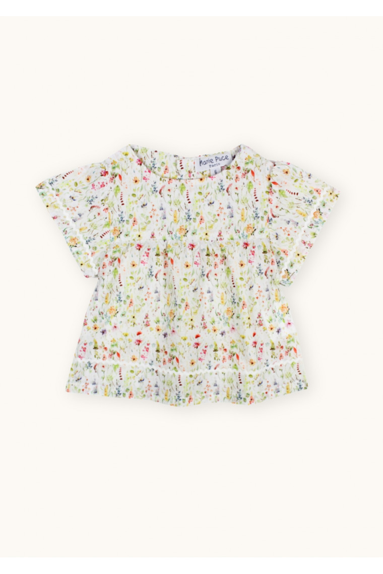 MARA baby blouse meadow flowers