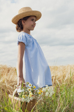 Cherry smocked dress