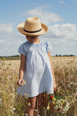 Cherry smocked dress