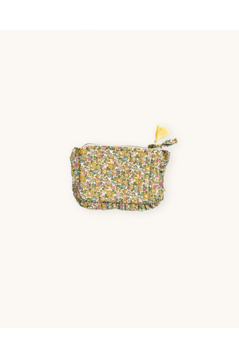 Frou-frou clutch bag